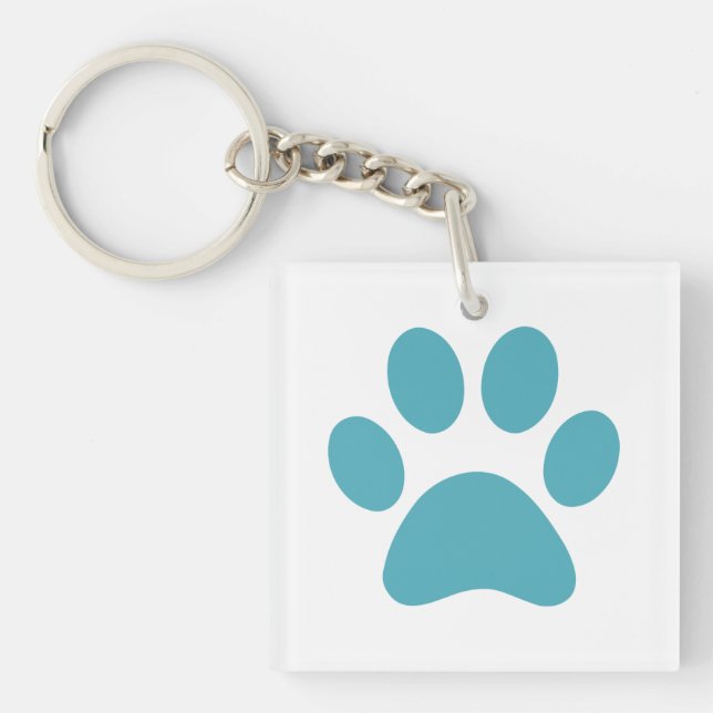 Paw Print           Keychain (Front)