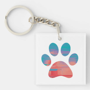 Paw Print               Keychain