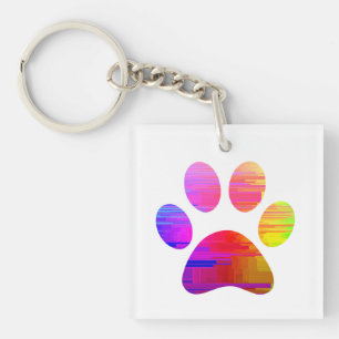 Paw Print             Keychain