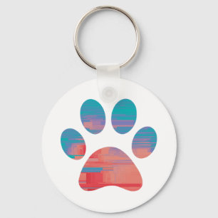 Paw Print               Keychain