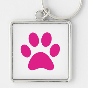 Paw Print Keychain