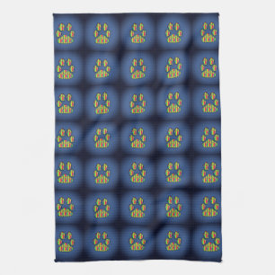 Paw Print Kitchen Towel