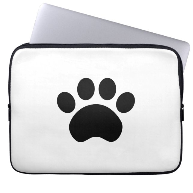 Paw Print Laptop Sleeve (Front)