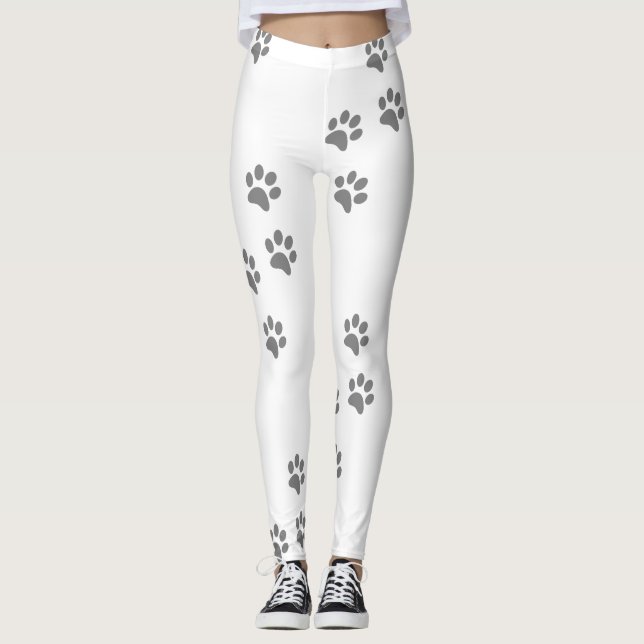 Paw print leggings (Front)