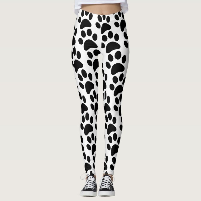 Paw Print  Leggings (Front)