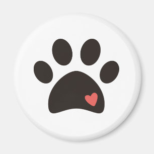 Paw Print Magnet