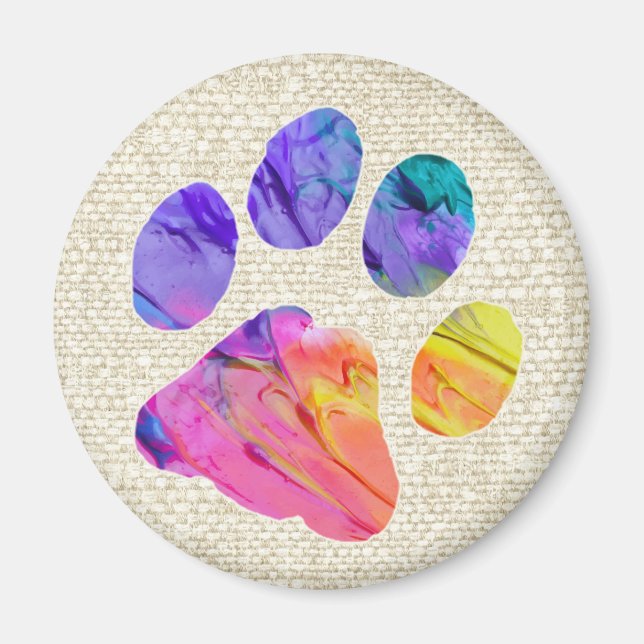 Paw Print Magnet (Front)