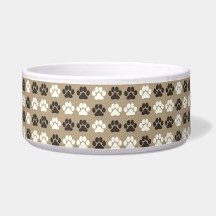Paw Print Pattern Earthy Sand