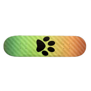 Paw Print Skateboard