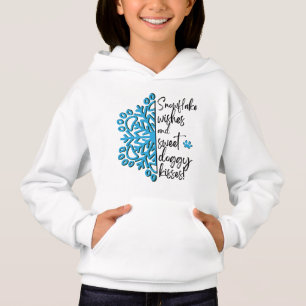 Paw Print Snowflake Doggy Kisses
