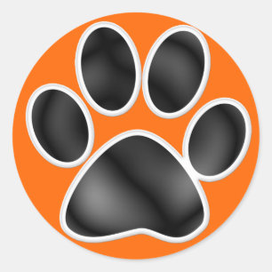 Paw Print - SRF Classic Round Sticker