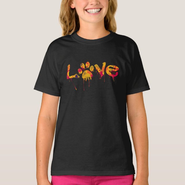 Paw Print T-Shirt (Front)