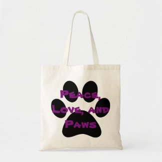 Paw Print Tote Bag