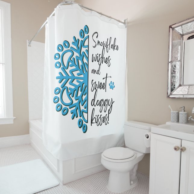 Paw Print Winter Snowflake  (In Situ)