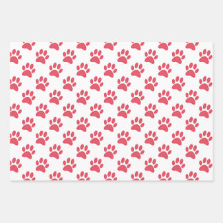 Paw Print Wrapping Paper