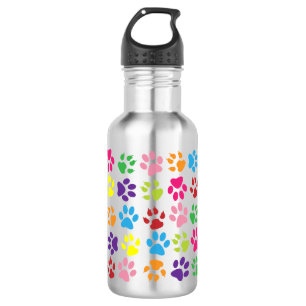 Paw Prints 532 Ml Water Bottle