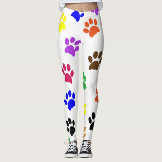 Paw Prints All Over Leggings