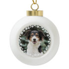 Paw Prints and Hearts Frame Custom Pet Photo