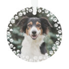 Paw Prints and Hearts Frame Custom Pet Photo