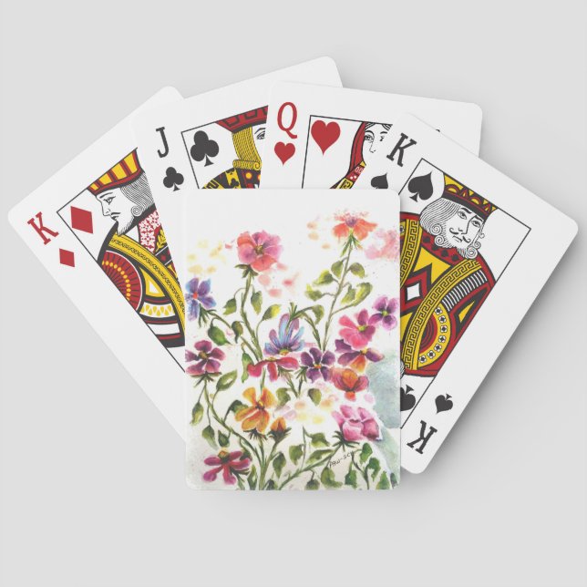 PAW PRINTS ANGEL PLAYING CARDS (Back)