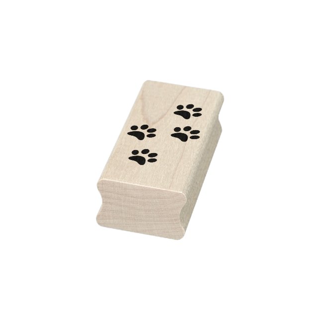 paw prints art stamp (Stamp)