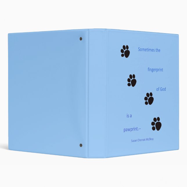 Paw Prints Binder (Background)