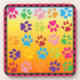 Paw Prints Coaster