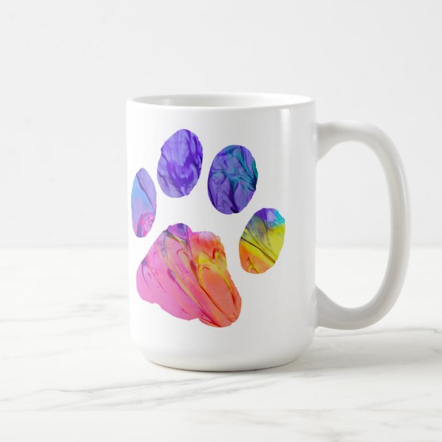 Paw Prints Coffee Mug (Right)