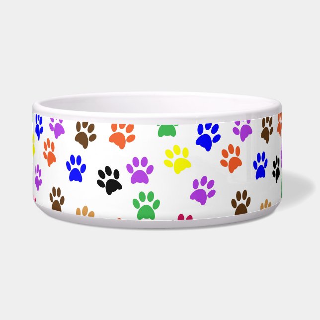 Paw Prints Colourful (Front)