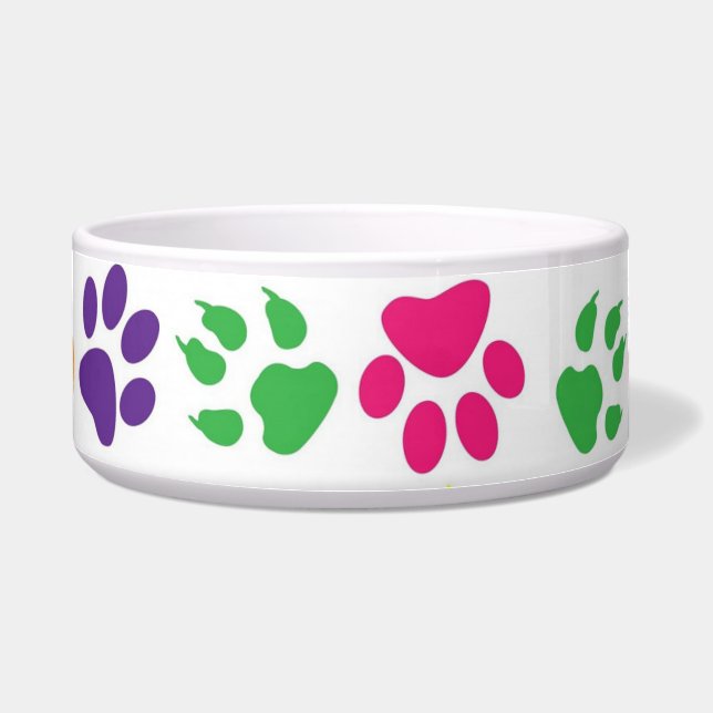 Paw Prints Colourful (Front)