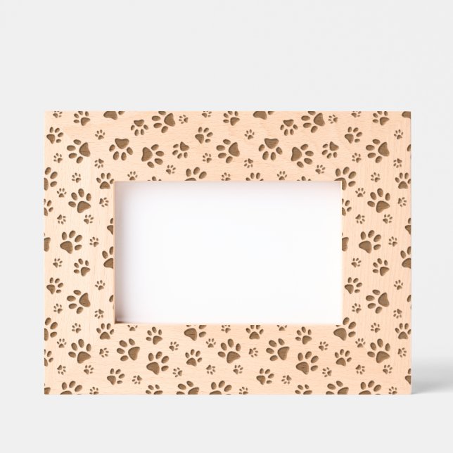 Paw Prints Design Etched Frames (Front)