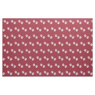 Paw Prints Design Fabric