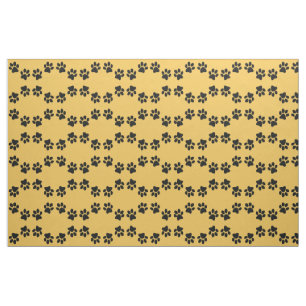 Paw Prints Design Fabric