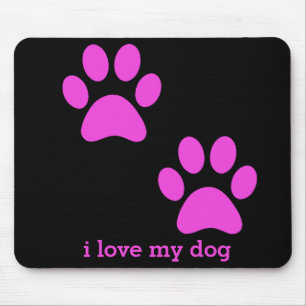 Paw Prints Dog Mousepad