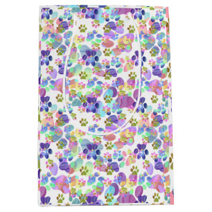 Paw Prints Everywhere Medium Gift Bag