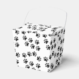 Paw Prints Favor Box