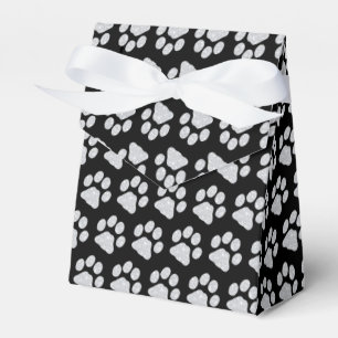 Paw Prints Favor Box