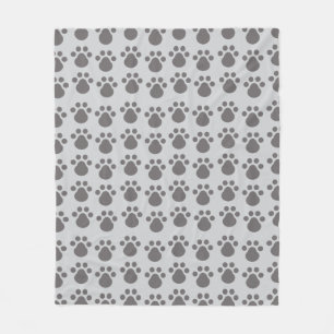 Paw Prints Fleece Blanket