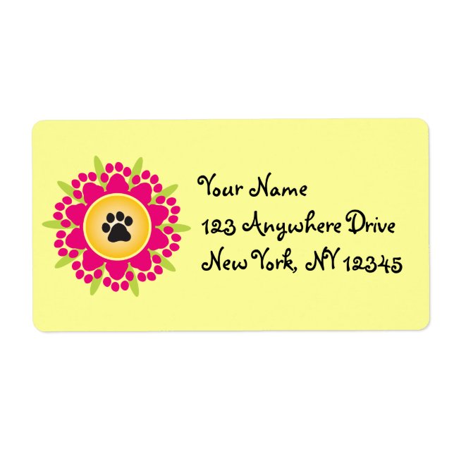 Paw Prints Flower (Front)