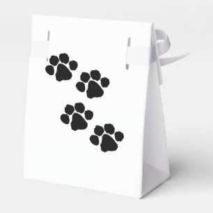 Paw Prints For Animal Lovers Favor Box