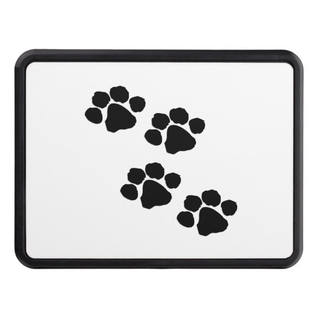 Paw Prints For Animal Lovers Trailer Hitch Cover (Front)