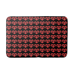 Paw Prints In My Heart by Shirley Taylor Bath Mat