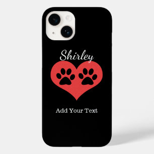 Paw Prints In My Heart by Shirley Taylor Case-Mate iPhone 14 Case