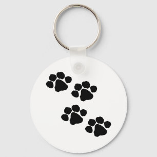 Paw Prints Keychain