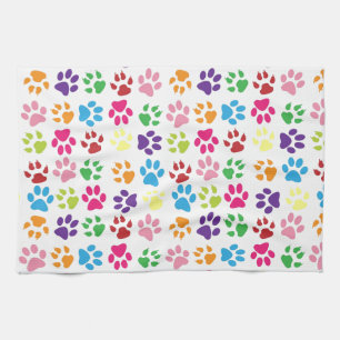 Paw Prints Kitchen Towel