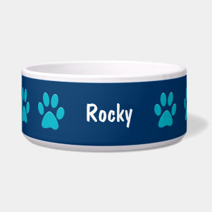 Paw Prints Large Dog Bowl