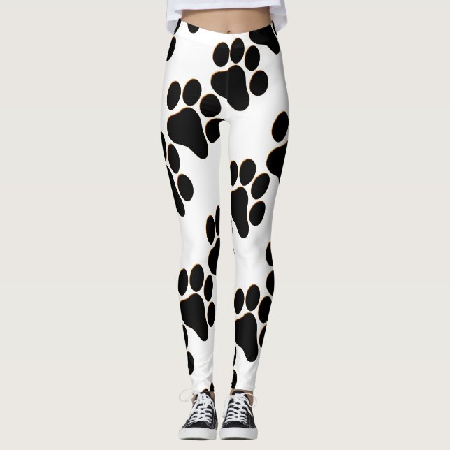 Paw Prints Leggings (Front)