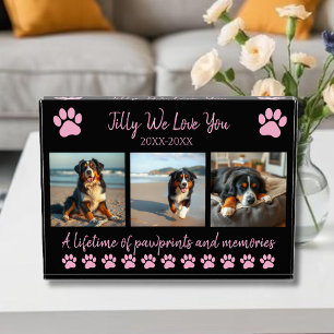 Paw Prints & Memories-Custom Pet- Photo Block
