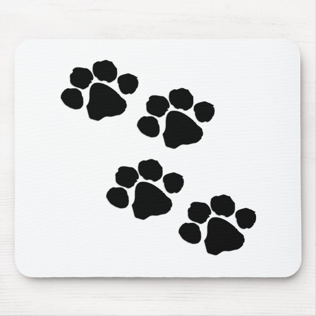 Paw Prints Mouse Pad (Front)