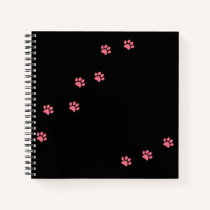 Paw Prints Notebook